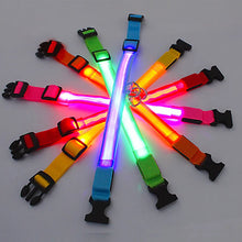Adjustable LED Glowing Dog Collar - Rechargeable & Anti-Lost