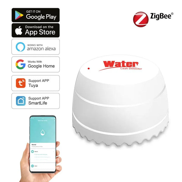 TUYA Zigbee Water Leak Detector: Smart Flood Sensor