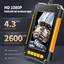 1080P Industrial Endoscope Camera - IP68 Waterproof, Dual Lens