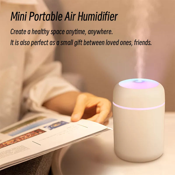 300ml Portable Mini USB Aroma Diffuser - Cool Mist for Home, Car, Plants