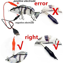 13CM Electric Robo-Lure: USB Rechargeable Swimbait