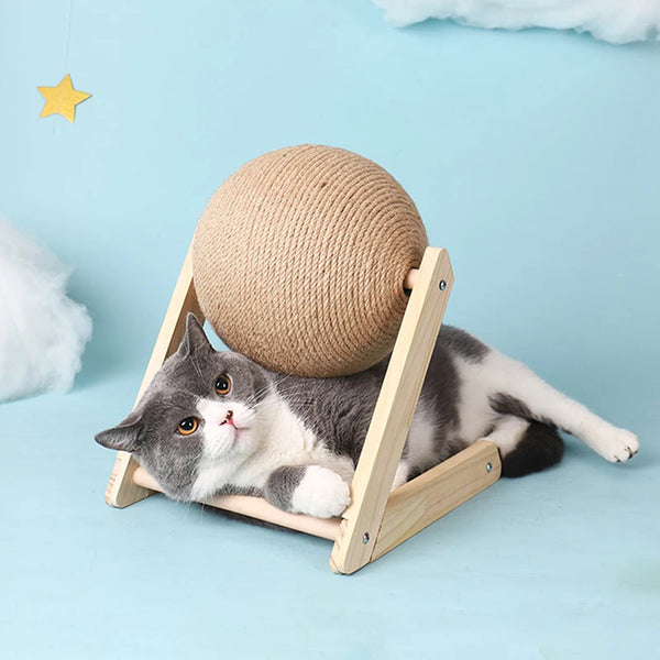 Cat Sisal Scratching Ball Toy