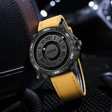 DOM Men's Belt Watch - Creative Rolling Pointer Magnetic Design