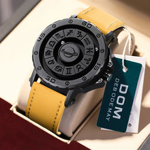 DOM Magnetic Rolling Pointer Men's Quartz Watch - Trendy & Waterproof